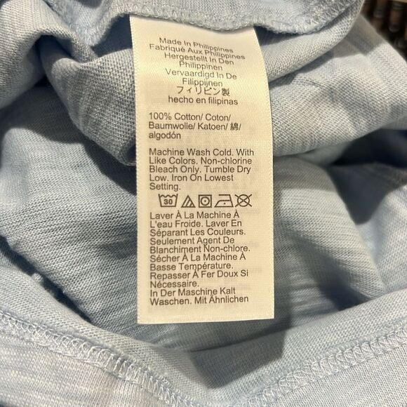 j crew factory aj089. Girlfriend Crewneck Tee For Women blue NWT size S - Picture 8 of 9